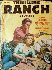 Thrilling Ranch Stories Pulp Fall 1952 Ray Gaulden Cy Kees Seth Bradshaw - Foto 1 di 2