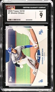 2024 50/50 #1 Shohei Ohtani CGC 9 - Picture 1 of 2