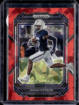 2023 Panini Prizm Draft Picks #44 Jahan Dotson Prizms Red Ice - Image 1 of 2