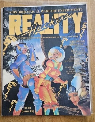 Reality Hackers magazine, #5 High Frontiers Mondo 2000  1988 Great Shape - Image 1 of 4
