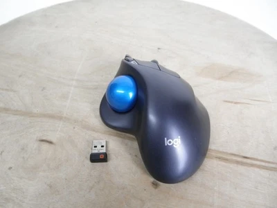 Mouse Trackball Wireless Logitech M570 810-001807 Nero con Dongle Funzionante - Immagine 1 di 4