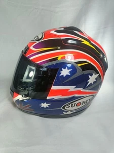 Seltenes Suomy Gunwind Troy Korsett Aprilia Replica Motorradhelm wsbk - Bild 1 von 15