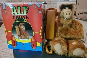 1988 ALF Festnetz Drucktasten Telefon Modell 618S Serie # 9501 in Box Hongkong - Bild 1 von 15