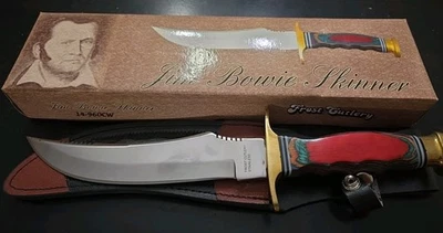 Frost Cutlery Jim Bowie Skinner - NIB - 14-960cw Hunting Knife 13.5" - Image 1 of 4