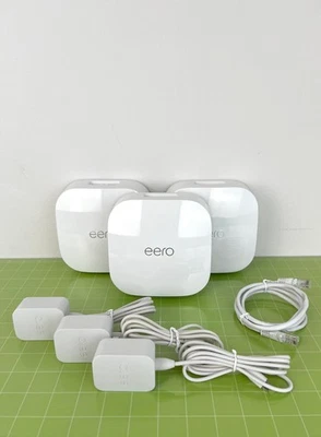 eero - Pro 6 Tri-Band Wi-Fi Mesh Wi-Fi 6  Mesh System - White [AX4200] - Image 1 of 4