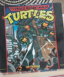 Vintage Original TMNT 1991 Calendar! Mirage Studios - Picture 1 of 9