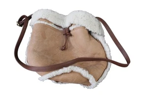 Sheepskin Shearling Tote Style Shoulder Bag - Picture 1 of 6