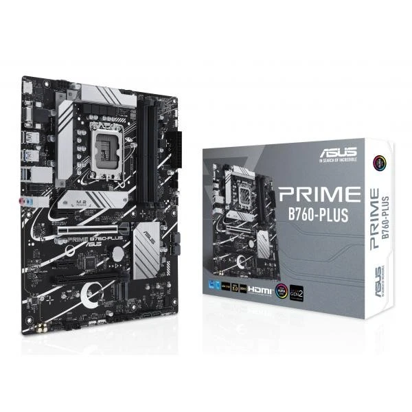 ASUS PRIME B760-PLUS - Motherboard - ATX - LGA1700 Sockel B760 Chipsatz - Cable - Imagen 1 de 4