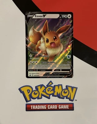 Pokémon TCG Eevee v Battle Academy 2022 SWSH065 Regular Promo Promo - MP - Image 1 of 2