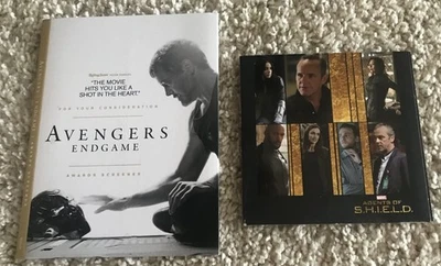 AVENGERS ENDGAME & AGENTS OF SHIELD FYC ACADEMY DVDS MARVEL STUDIOS MCU - Image 1 of 4