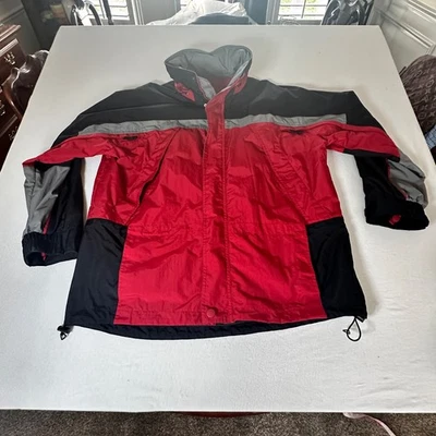 Roundtree & Yorke  Tri Colored Jacket  Warm Hiking Outdoor Rain Wind - Large - Image 1 of 4
