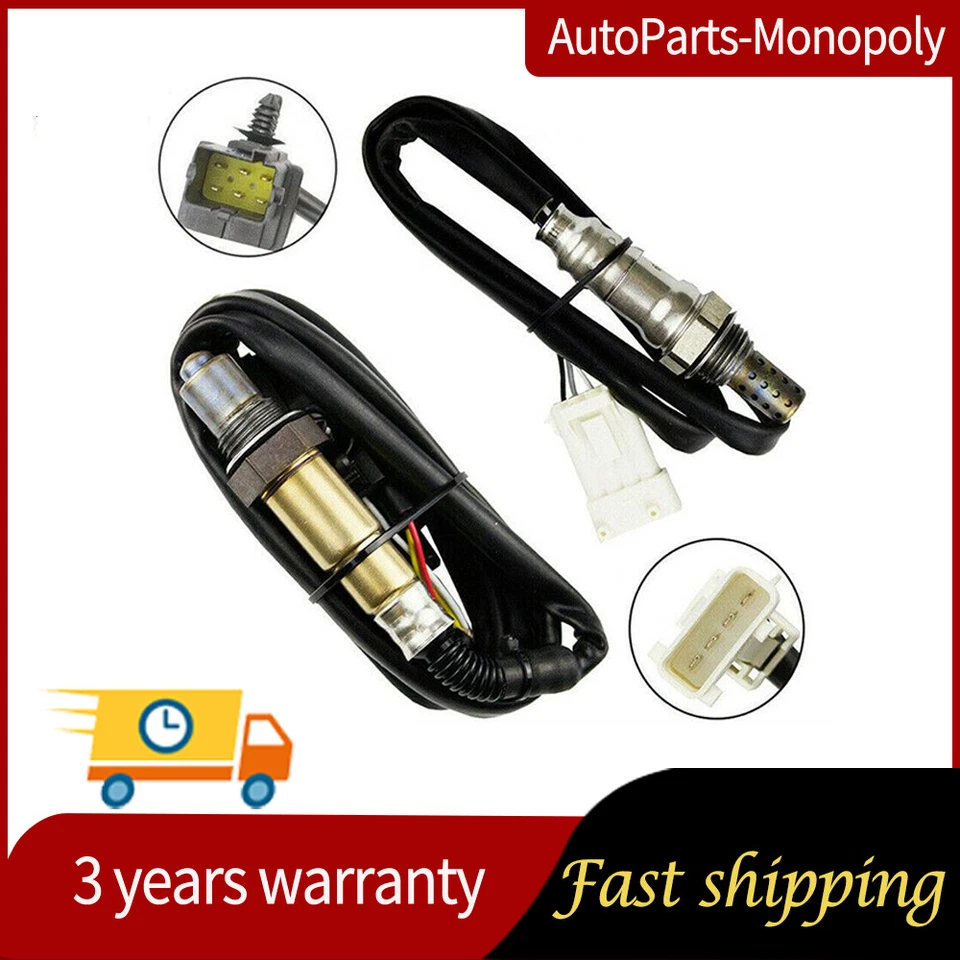 Nuevos 2x sensores de oxígeno O2 aguas arriba + aguas abajo para Volvo S60 L5 2006-2009 2,4 L 2,5 L Foto 1 de 4