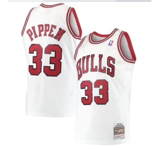 Chicago Bulls Mitchell Ness Scottie Pippen NBA Swingman Home Jersey Men sz M New - Picture 1 of 7