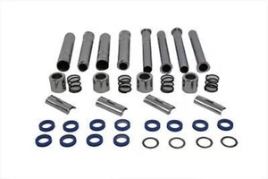 Pushrod Cover Kit Chrome Fits FL 1941-1947 - Picture 1 of 1