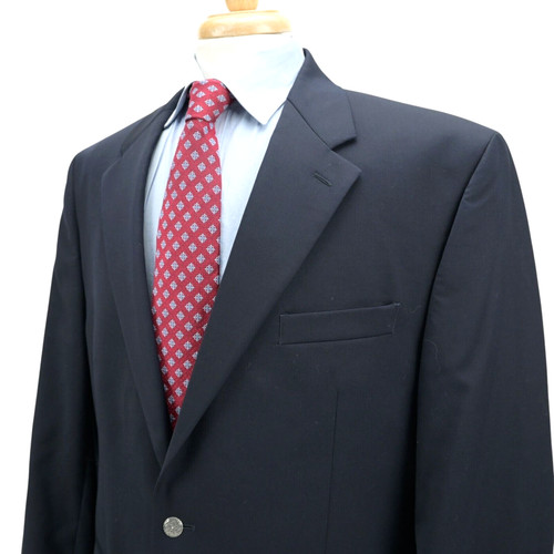 Giacca cappotto sportivo blazer metallo lana blu navy scuro Michael Kors 44R