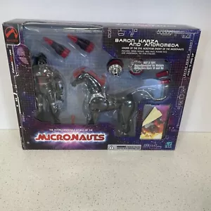 NEU 2002 Palisades Micronauts Baron Karza Andromeda schwarz mit rot NOS schön! - Bild 1 von 9