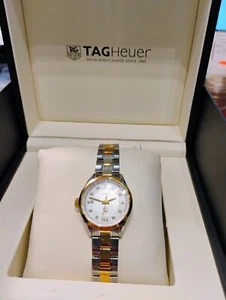 TAG Heuer~2015~ CARRERA AUTO~ORO 18K ACERO Y DIAMANTES - Imagen 1 de 8