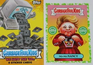 MÜLL EIMER KINDER 2018 We Hate the 80s GRÜN #2a "No No Nancy" - Bild 1 von 4