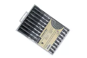 Brustro Technical Pen For Smooth Writing Set Of 9 Pens - Picture 1 of 1