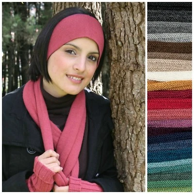 Alpaka Stirnband de Colores Herren Damen Alpaca Wolle Outdoor Headband Skisport