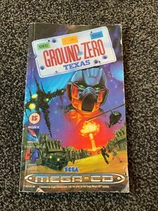 Instruction Booklet  Ground Zero Texas   Manual Sega Mega Cd  - Picture 1 of 2