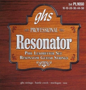 Cuerdas de guitarra con resonador de bronce fósforo GHS PL1650; juego Phil Leadbetter 16-56 - Imagen 1 de 2