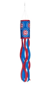 Chicago Cubs Windsock 40 Inches Long Red Blue Streamers MLB Licensed Spinner - Picture 1 of 3
