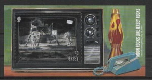 JERSEY 2019 50th ANNIVRSARY OF THE MOON LANDING APOLLO 11 MIN. SHEET  MNH - Picture 1 of 1