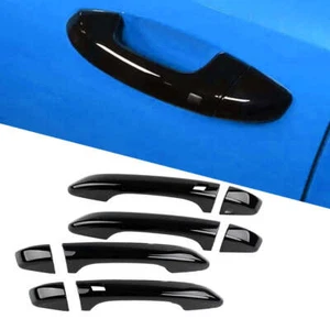 1Set Exterior Door Handle Cover Trim With 2Hole Fit For Kia Stinger 2018-2023 cr - Picture 1 of 4