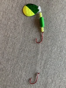 SAVAGE STRIKE SPINNERS - Walleye - Arnés giratorio y gusano - Paquete de 2 - Imagen 1 de 2