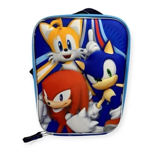 Sonic The Hedgehog Kids Insulated Reusable Lunch Bag w/Mesh Water Bottle Pocket - Picture 1 of 5