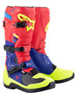 For Tech 3 Boots Bright Red/Blue/Fluo Yel Sz 7