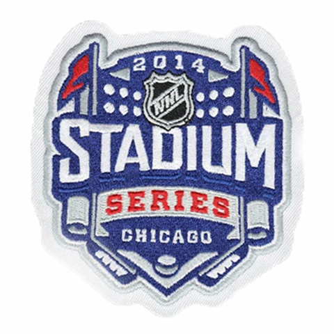 2014 NHL Stadium Series Game Logo Jersey Patch Chicago Blackhawks Cover