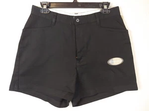 Lee Shorts Women's Sz 10 Cuff Hem Black Lambic Natural Fit Stretch NWT - Picture 1 of 14
