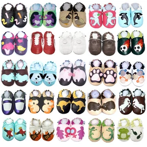 Jinwood Baby Girls Shoes Kids Boys Cribs Moccasin Soft Sole Booties 0-3Y - Picture 1 of 70