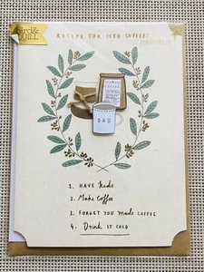 Father’s Day Greeting Card Bird & Quill by Papyrus - 4.5” x 6” - Coffee - Picture 1 of 2