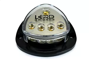 Bloque de distribución de entrada calibre 1/0 calibre 4 salida de audio para automóvil alimentación AWG - Imagen 1 de 3