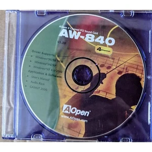 AOpen PCI Sound Card Driver CD AW-840 - Picture 1 of 4