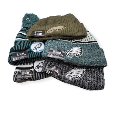 Auténtico gorro tejido deportivo New Era Philadelphia Eagles para clima frío Foto 1 de 2