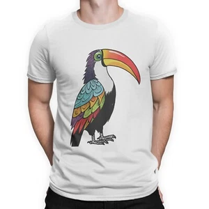 Toucan T-Shirt Pop Art Bird Love Animal Art T Shirt Top Gift Tee Birds Fly - Picture 1 of 2