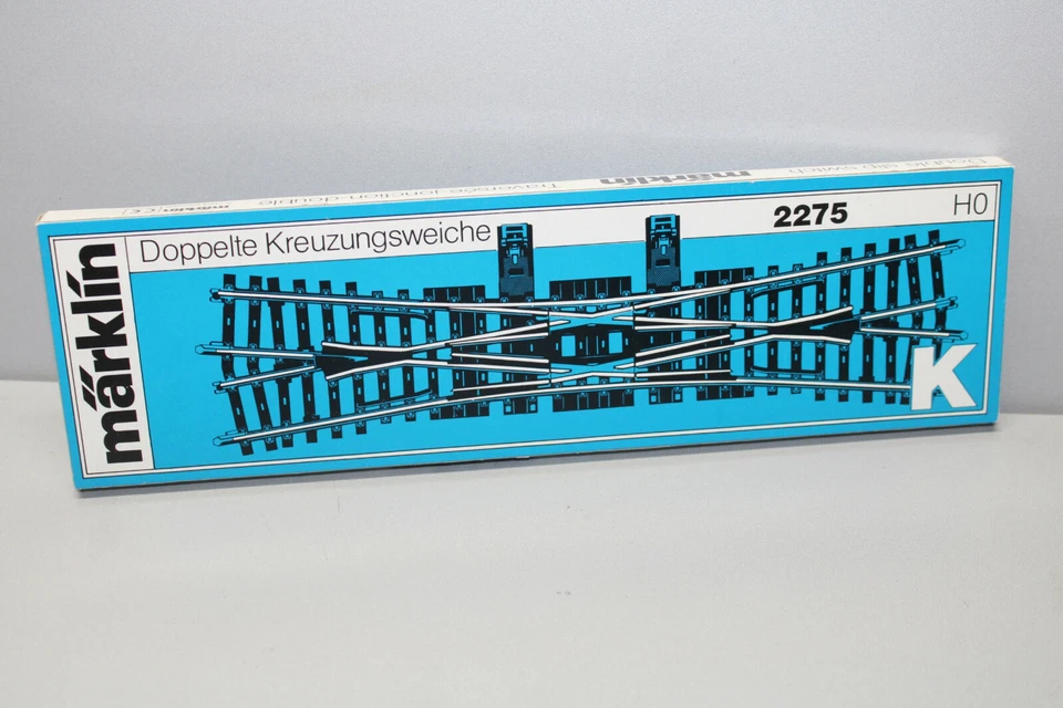 Märklin 2275 Double Slip Switch K Track Gauge H0 Boxed - Image 1 of 1