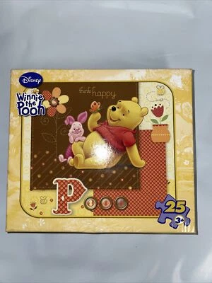 Nuevo en caja Rompecabezas de 25 piezas Winnie the Pooh de Disney ☼ “think happy” 3+ 2007 niños y niñas Foto 1 de 2