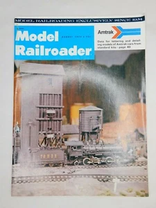 Model Railroader Trains Pacific Railway Tenshodo Roco AUG 1974 Vintage Magazine - Picture 1 of 4