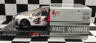 Kevin Harvick #4 Mobil 1 Richmond Vittoria 2022 Mustang Scala 1:24 WX42223MB1KHK - Immagine 1 di 4