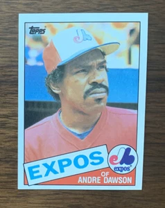 Tarjeta de béisbol Andre Dawson 1985 Topps #420 exposiciones de Montreal - casi nueva - Imagen 1 de 2