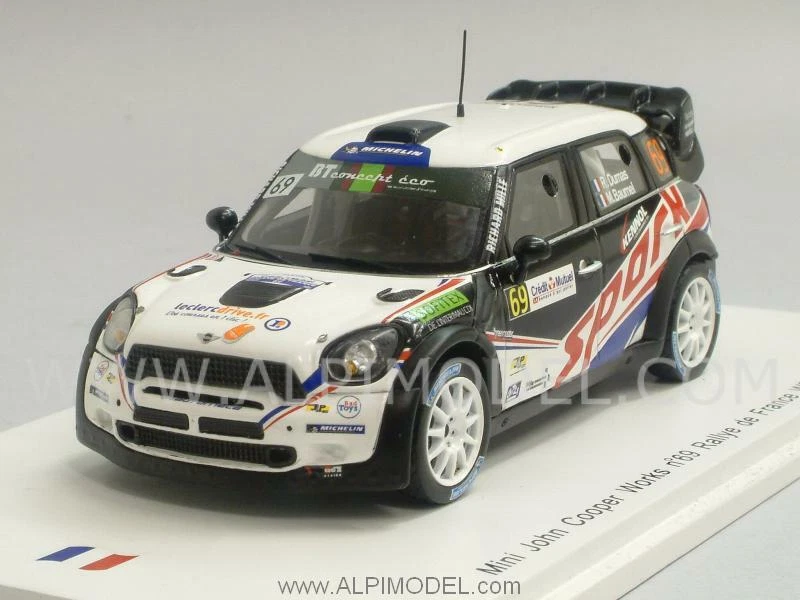 Mini John Cooper Works Rally France 2012 Dumas-Baumel 1:43 SPARK SF040 - Immagine 1 di 1