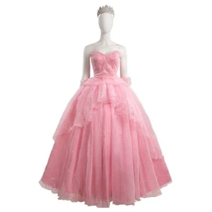 2025 Women Cosplay Costume Halloween Pink Dress Christmas Outfit - Bild 1 von 10