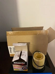 BRAND NEW BOX OF 6 SERVICE PRO OIL FILTERS SYNTHETIC MEDIA E6311 - Picture 1 of 16