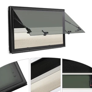 Finestra da esposizione 800 x 500 mm + avvolgibile camper roulotte finestra finestra laterale - Foto 1 di 21