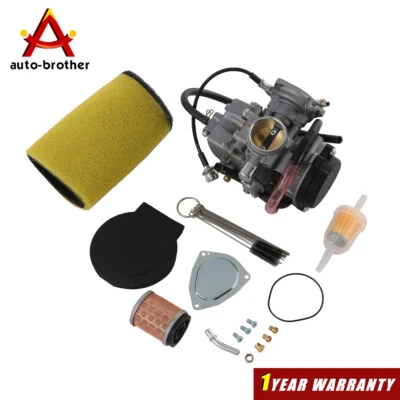 Carburador compatible con 2001 2002 2003 2004 2005 2006 2007 Yamaha YFM 400 Big Bear Carb Foto 1 de 4